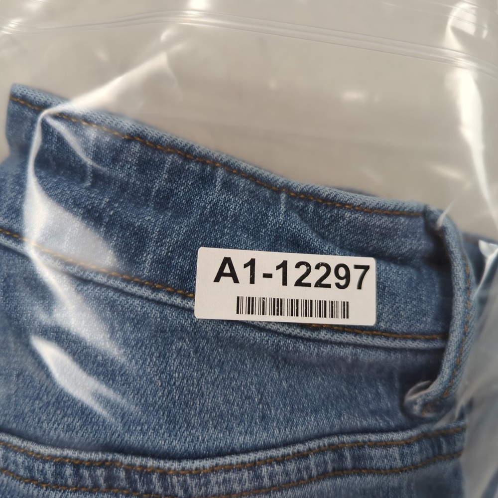 Quince Jeans Womens 28 Blue Stretch High Rise Bella Relaxed Straight - Picture 16 of 16